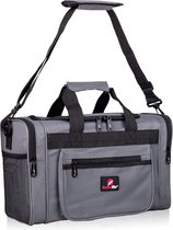 Roamlite kleine reistas tweedehands bagagetas - exacte maat 40 cm x25 x20 - handbagage boordbagage - ultralicht 0,4 kg - handbagagetas voor Ryan Air RL59GY grijs
