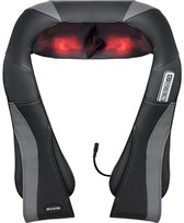 Auronic Shiatsu - Appareil de massage électrique - Cou et Épaule - Fonction Chaleur avec Infrarouge - Noir
