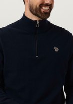 Paul Smith Mens Sweater Zip Neck Zeb Bad Truien & Vesten Heren - Sweater - Hoodie - Vest- Donkerblauw - Maat XL