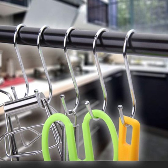 8-Pack Heavy Duty S Vormige Haken Gegalvaniseerd U... - Vicedeal