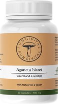Agaricus Blazei | Immuun Support | Biologisch & Vegan Supplement voor Weerstand en Welzijn | Antioxidant, Ontstekingsremmend, Bloeddrukverlagend | 60 capsules | FungiVital