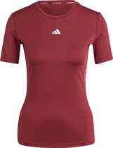 adidas Performance Techfit Training T-shirt - Dames - Bordeaux- M