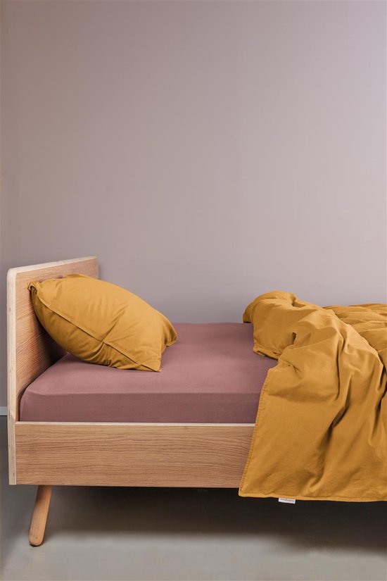 Beddinghouse Jersey - Split-topper - Hoeslaken - Lits-jumeaux - 160x200/220 cm - Pink