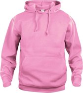 Clique Basic hoody Helder Roze maat XXXL