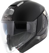 Shark Citycruiser Genom Mat Black Silver Anthracite Jet Helmet XS - Maat XS - Helm