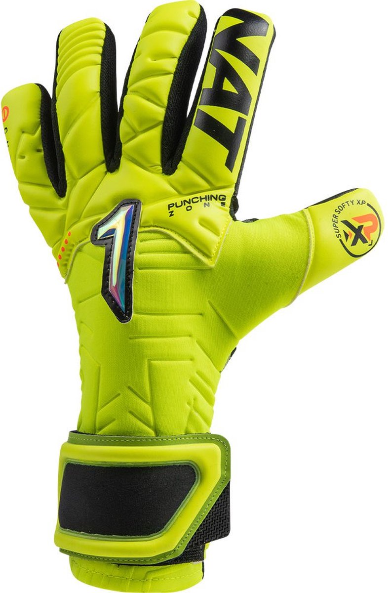 Rinat keepershandschoen Kratos Semi Geel maat 5