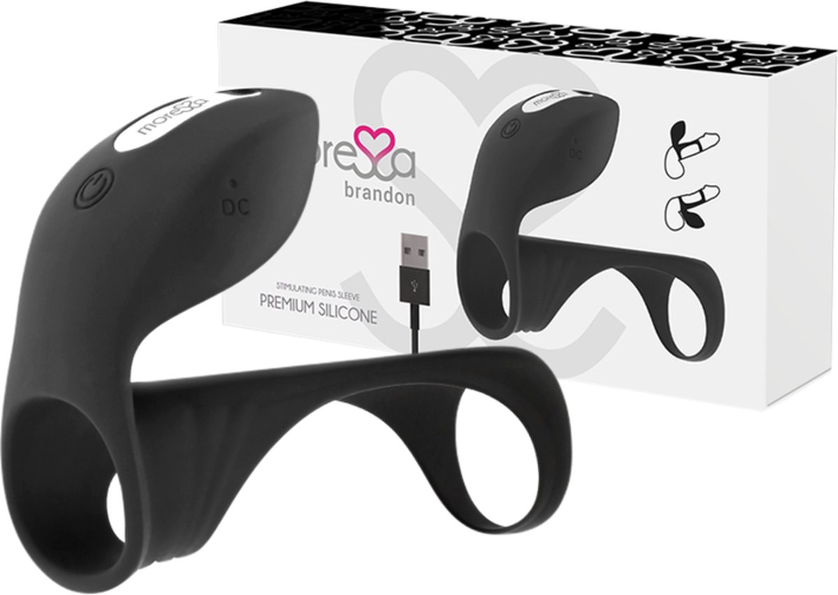 MORESSA | Moressa Brandon Vibrating Ring And Penis Sleeve | Sex Toy for Couples | Cockring | Sex Toy for Man