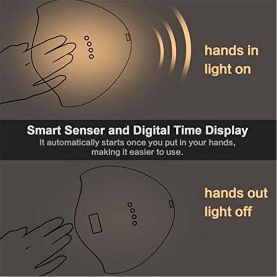 Lampe à ongles UV LED professionnelle sans fil 120 W, machine à vernis à ongles sans fil, sèche-ongles en gel LED portable avec batterie rechargeable de 7 800 mAh pour femme, mère, fille (couleur : bleu)