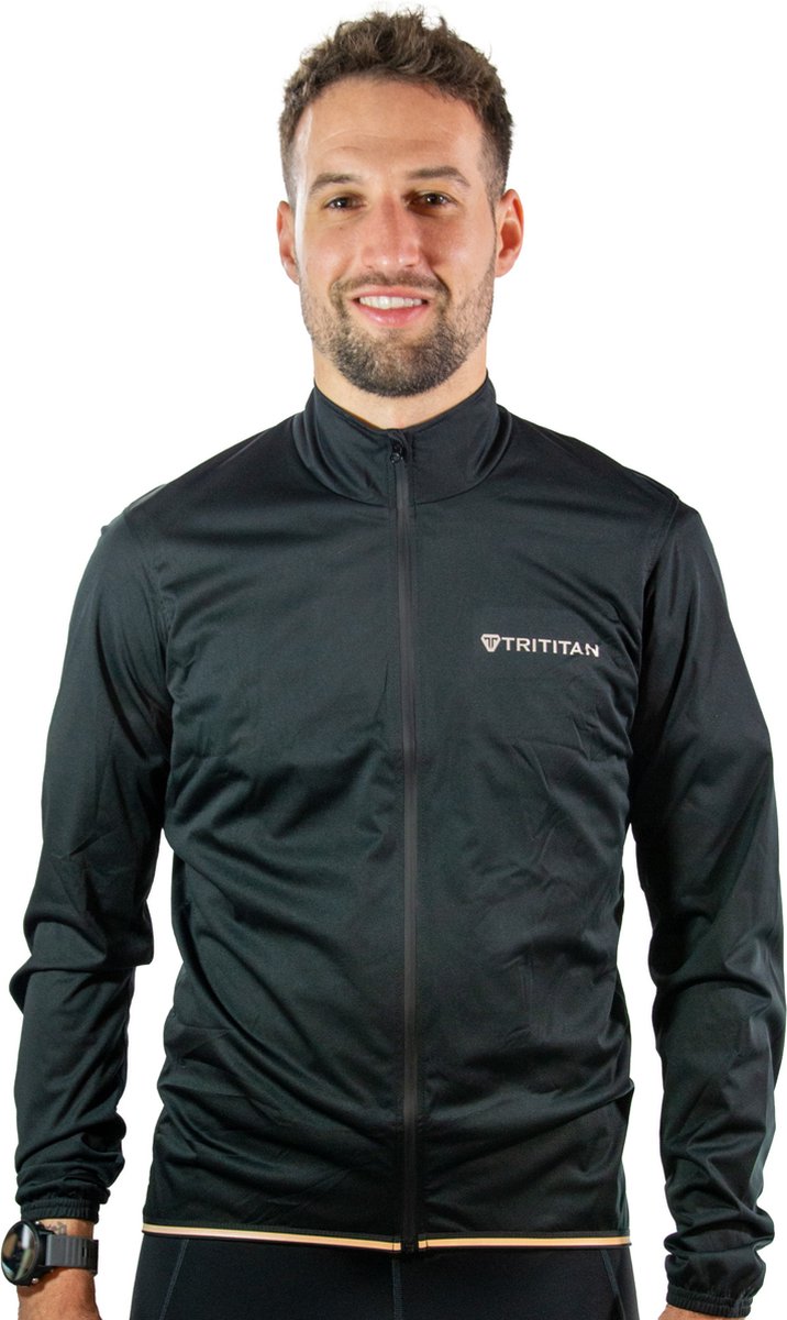 TriTiTan Pro Flexible Rain Jacket - Fietsjas - Zwart - M