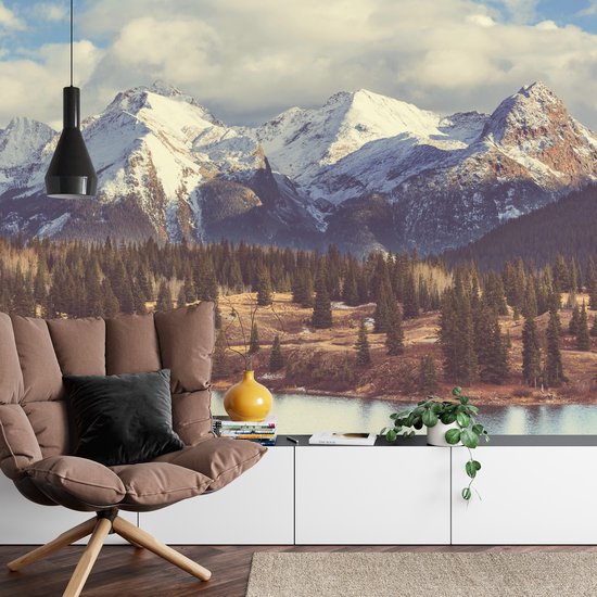 Papier peint photo Mountaintops - Papier peint non tissé - 520 x 318 cm