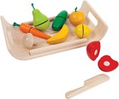 PlanToys Houten Speelgoed Assortiment groenten en fruit