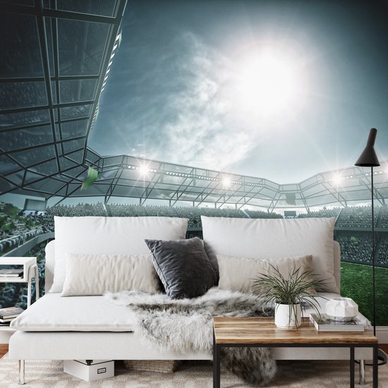 Fotobehang Voetbalstadion - Vliesbehang - 360 x 240 cm
