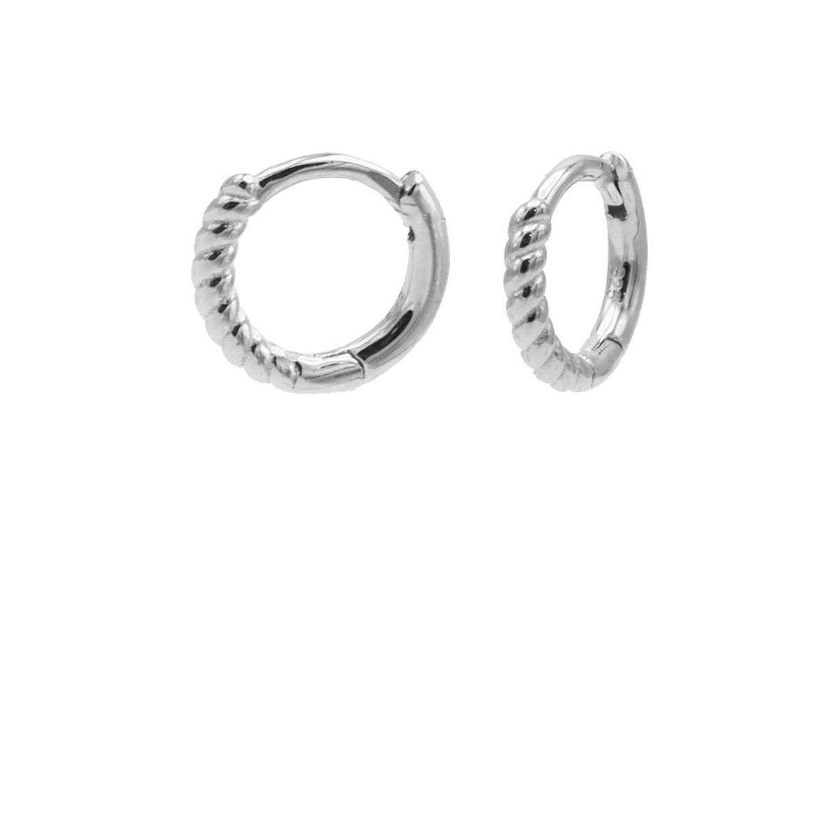 Karma Oorringen twisted Zilver