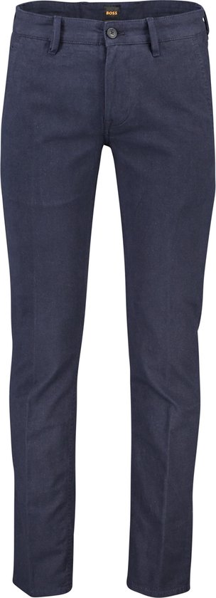 Hugo Boss katoenen broek donkerblauw