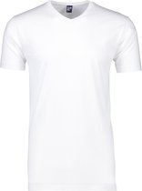 Alan Red 3P V-hals shirts west virginia wit - XXL