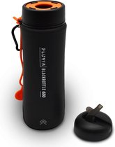 Blackbottle 650 Outdoor waterfles, opvouwbaar, BPA-vrij, incl. karabijnhaak en filterinzetstuk, optioneel gebruik in combinatie met outdoor waterfilter, camping, sport, survival