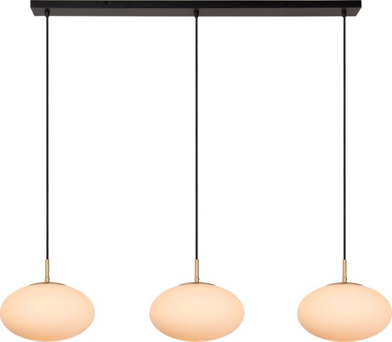 Lucide ELYSEE - Lampe à suspension - 3xE27 - Opale