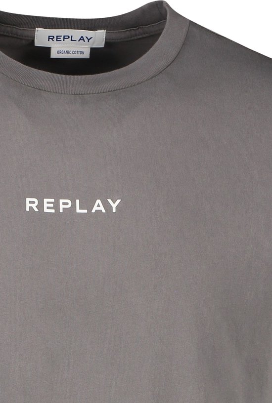 Replay t-shirt grijs