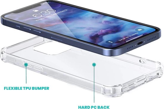 Shieldcase Silicone Shock case TPU adapté pour Apple iPhone 11 - transparent