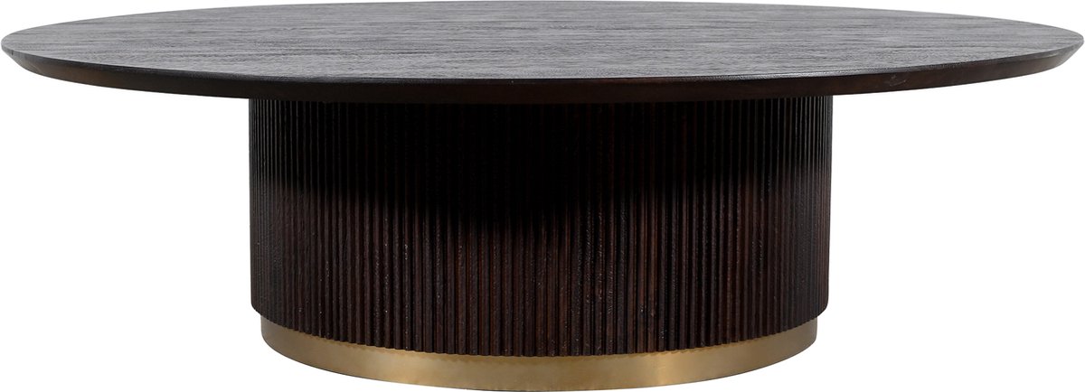 PTMD Xelle black coffeetable 125 cm