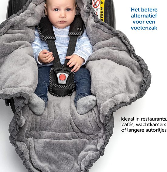 Couverture Bébé pour siège auto et nacelle - Alternative pratique