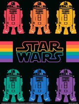 Star Wars Pride R2D2 Rainbow Art Print 30x40cm | Poster