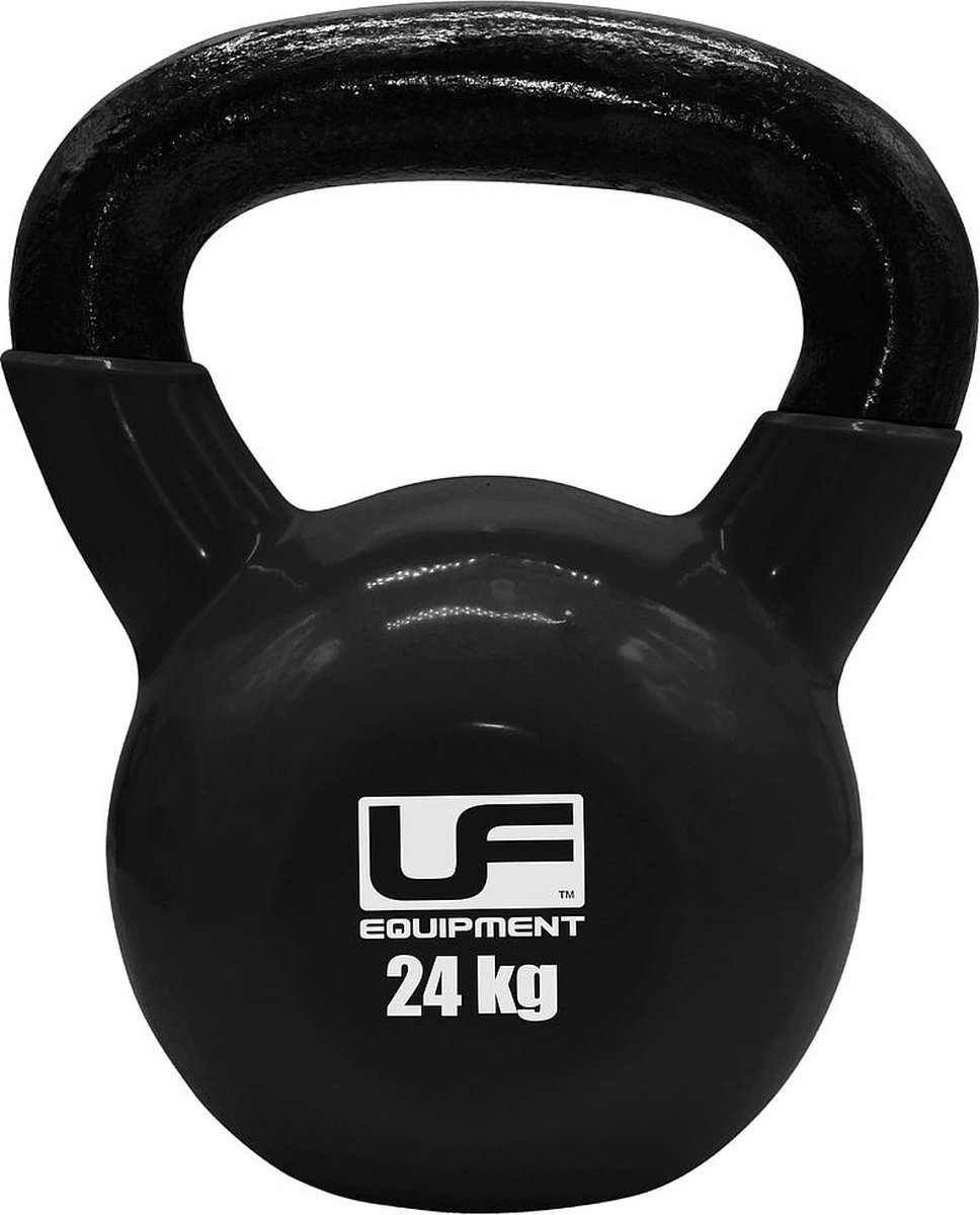 Urban Fitness Gietijzeren Kettlebell Zwart - 24kg