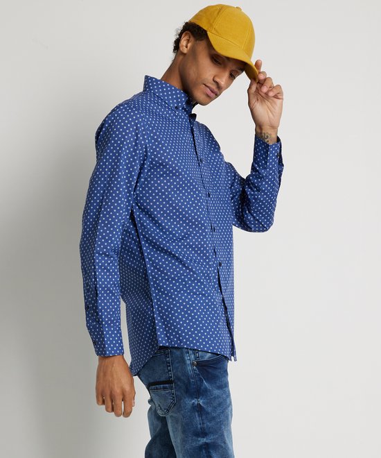 TerStal Porto Nova Overhemd Dessin Trendy Blauw In Maat L bol