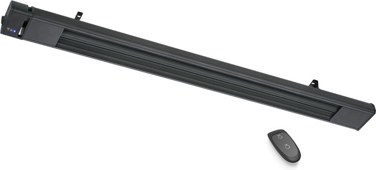 Pratt & Söhne terrasverwarmer 148 cm Infrarood 2400 watt zwart