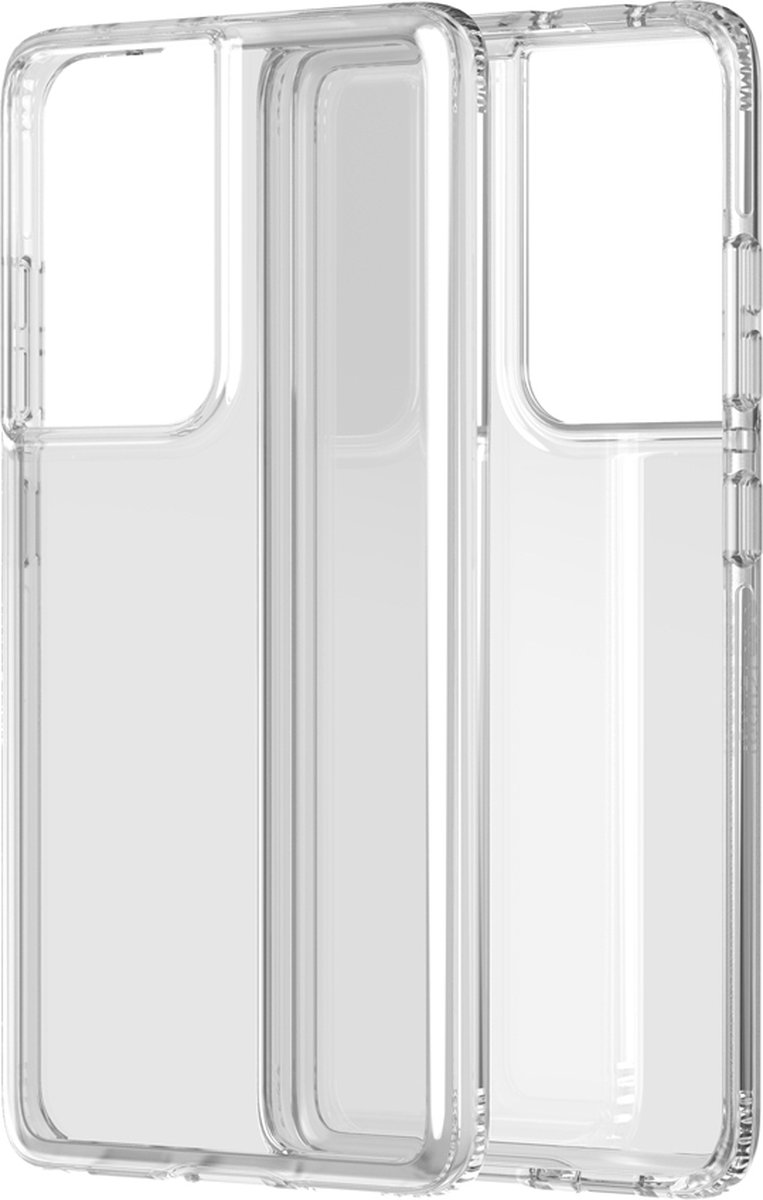 Tech21 Evo Clear Back Cover - Geschikt voor Samsung Galaxy S21 Ultra - Transparant