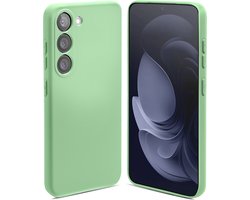 ShieldCase siliconen Hoesje geschikt voor Samsung Galaxy A14 4G / A14 5G hoesje - optimale bescherming - perfecte pasvorm - TPU Materiaal - lichtgroen