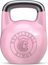 Kettlebell Kings© - 33mm Wedstrijdstijl Kettlebell Gewichten Voor Vrouwen & Mannen - Ontworpen Voor Comfort Bij Hoge Herhaling Trainingen - Superieure Balans Voor Betere Trainingen (8KG)