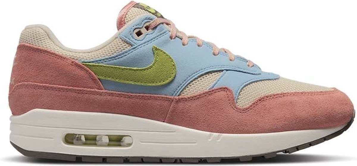 Nike air max 1 madder root vivid dames Roze