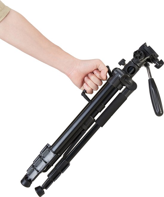 MOJOGEAR 3-in-1 Stativ 167cm - Dreibein, Einbeinstativ & Horizontalarm In Einem