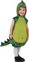 Rubies - Draak Kostuum - Groene Dino Spike Kind Kostuum - Groen - Maat 86 - Halloween - Verkleedkleding