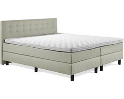 Boxspring Luxe 160x200 Knopen Groen