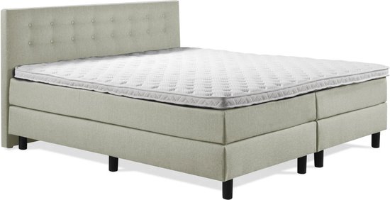 Boxspring Luxe 160x200 Knopen Groen