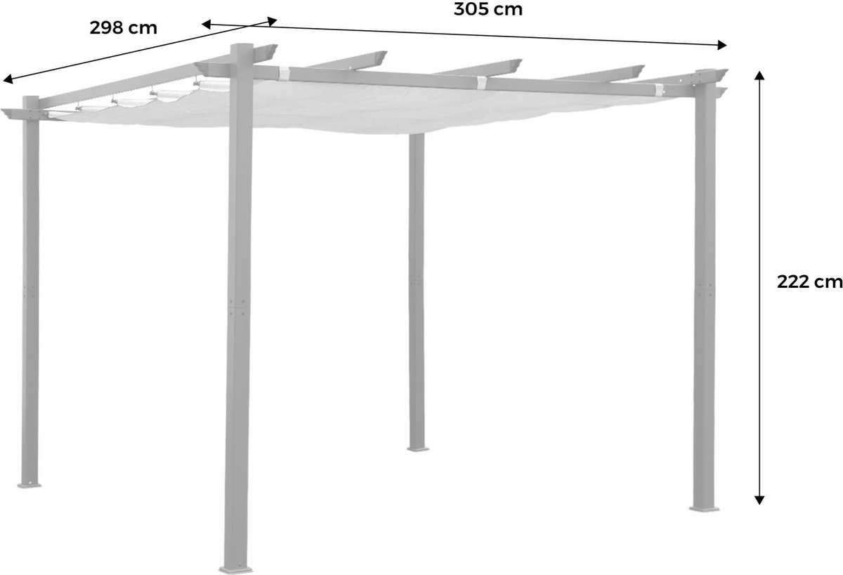 Abri de jardin-Inox-Tissu Oxford 210D-Tente de fête 3x3