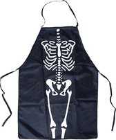 Fiestas Guirca - Schort Skelet - Halloween - Halloween accessoires - Halloween verkleden