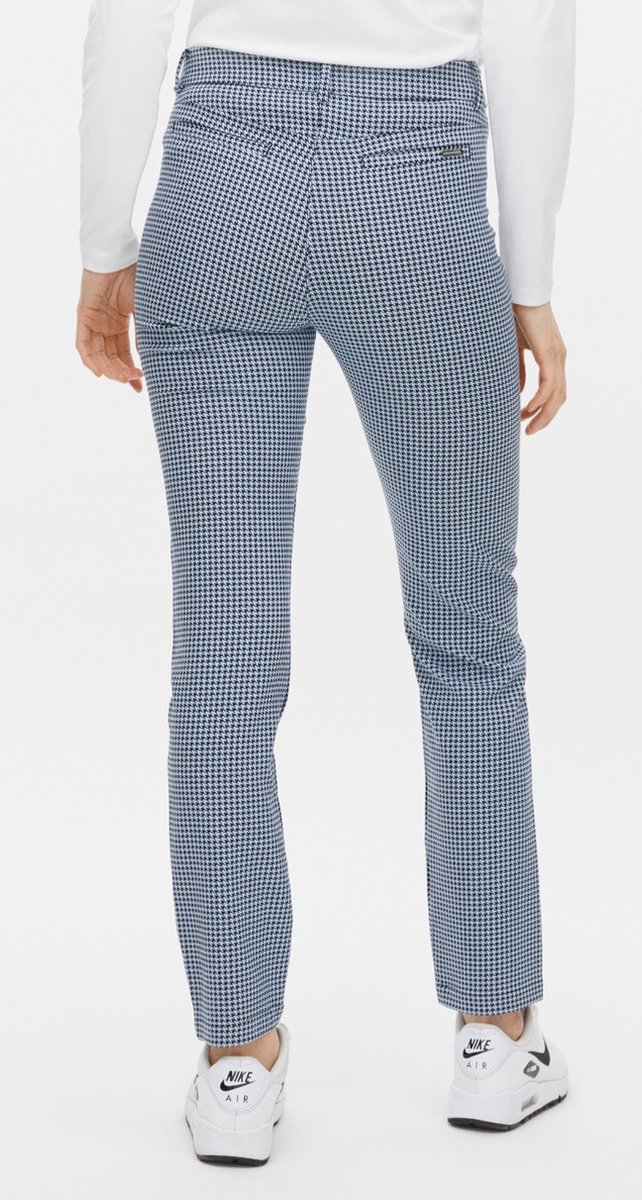 Röhnisch Smooth Pants - Blue Houndstooth - Maat 36 van Röhnisch — afbeelding 2