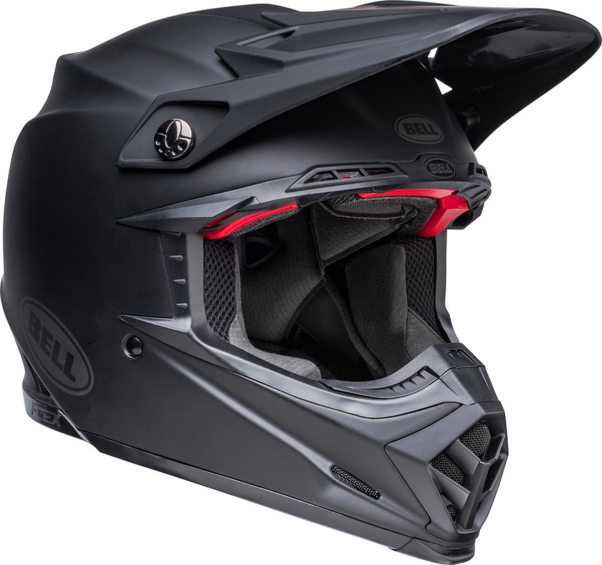 Bell Moto-9S Flex Solid Matte Black Helmet Full Face L - Maat L - Helm