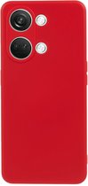 Coverup Colour TPU Back Cover - Geschikt voor OnePlus Nord 3 Hoesje - Cadmium Red