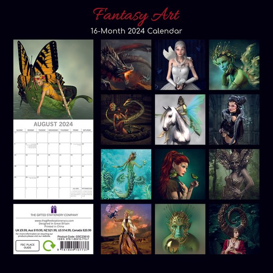 Fantasy Art Kalender 2024 bol