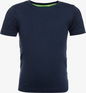 Unsigned jongens basic T-shirt blauw - Maat 92