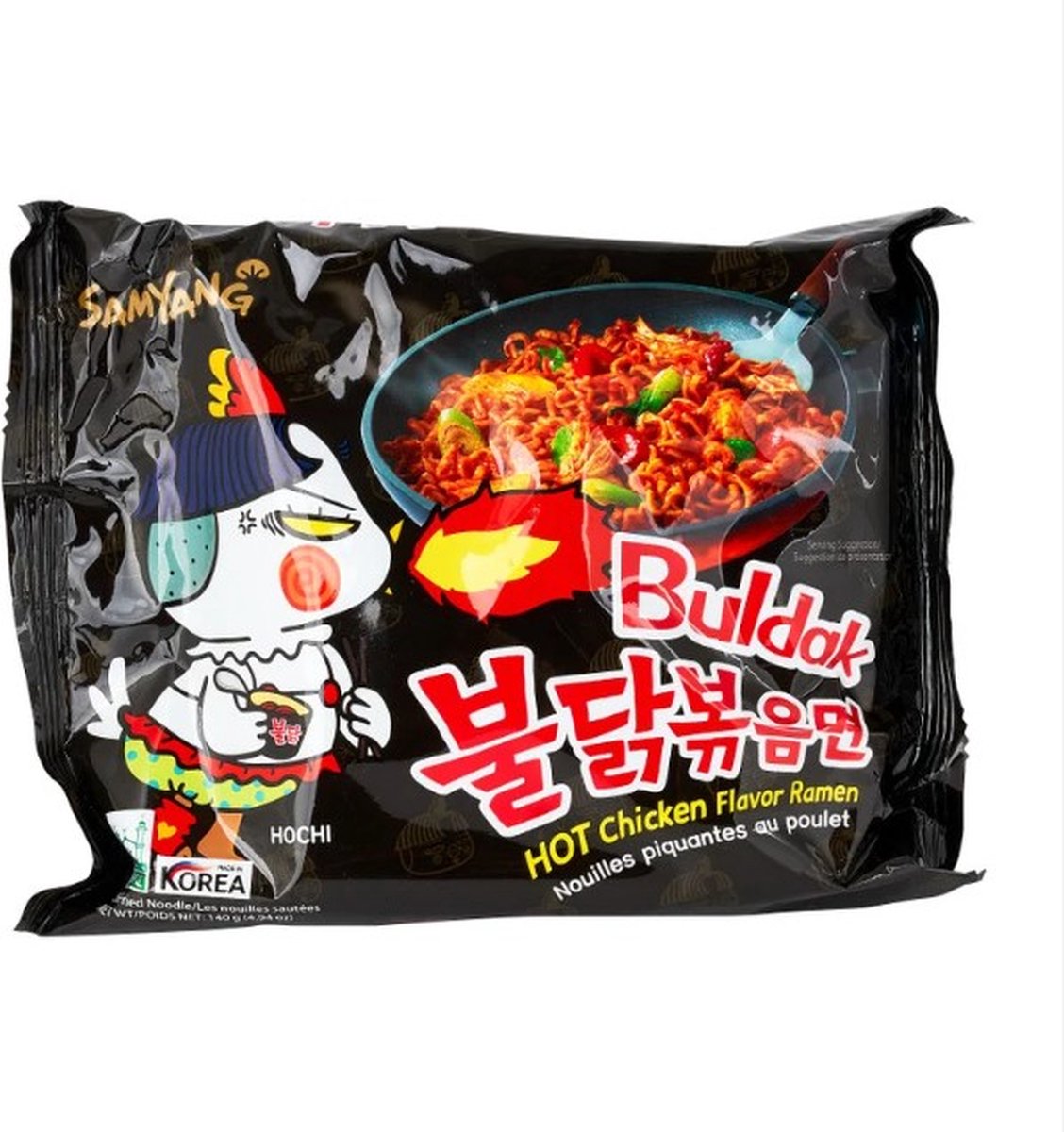 Samyang Instant Noedels Buldak (hot chicken flavor) Spicy (5 x 140 Gram)
