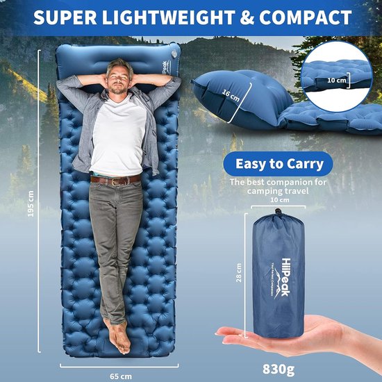 HiiPeak Camping Isomat: Ultiem Comfort voor Kampeeravonturen van HI — afbeelding 2