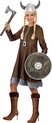 Funidelia | Viking kostuum voor vrouwen  Nordic, Valkyrie, Barbaar, Vikings - Kostuum voor Volwassenen Accessoire verkleedkleding en rekwisieten voor Halloween, carnaval & feesten - Maat L - Bruin