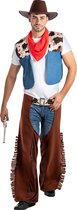 Funidelia | Cowboykostuum Voor voor mannen  Cowboys, Indianen, Western - Kostuum voor Volwassenen Accessoire verkleedkleding en rekwisieten voor Halloween, carnaval & feesten - Maat S - M - Bruin