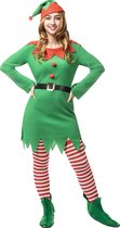 Funidelia | Elfen kostuum voor vrouwen  Kerst Elf, Kerst, Elfen - Kostuum voor Volwassenen Accessoire verkleedkleding en rekwisieten voor Halloween, carnaval & feesten - Maat L - Groen