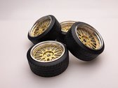 1:12 BBS Lemans Aluvelgenset 16 inch Goud